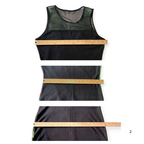 Desigual Multi-color Graphic Print Bodycon Dress, Size M - Picture 11 of 15